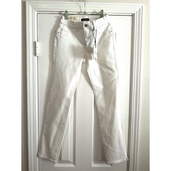 DL1961 Angel Cigarette Mid Rise Instasculpt 29” Milk White Jeans Pants - Sz 24 - Picture 3 of 7
